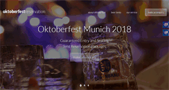 Desktop Screenshot of oktoberfestreservation.com